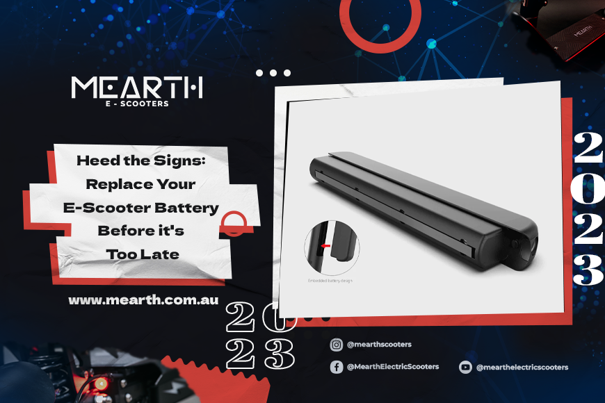 Heed the Signs Replace your E-Scooter Battery