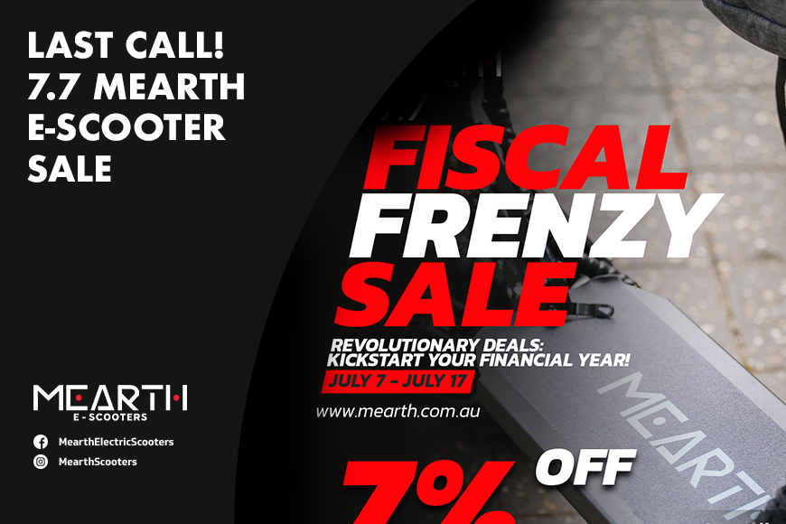 Last Call! 7.7 Mearth E-Scooter Sale