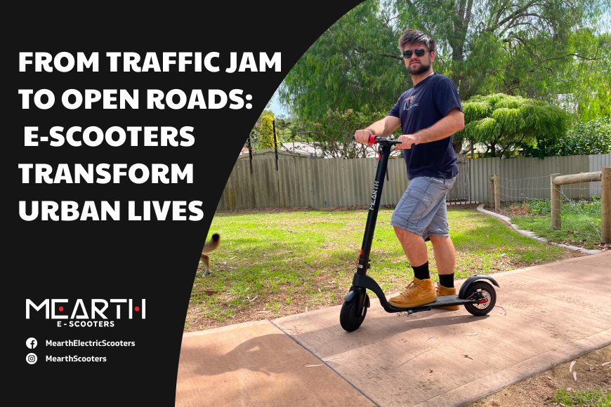 From Traffic Jam to Open Roads: E-Scooters Transform Urban Lives