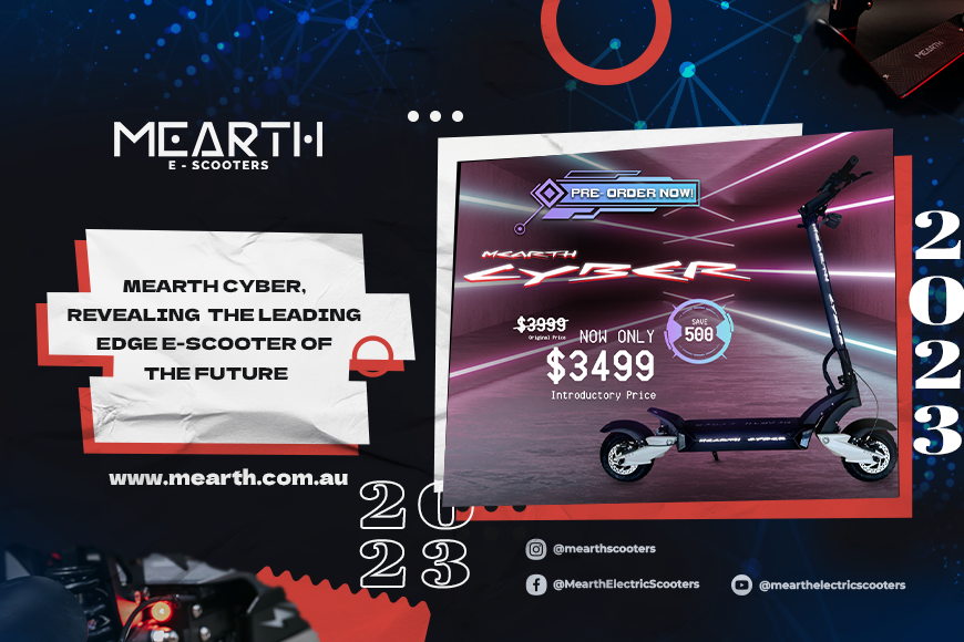 MEARTH CYBER, LEADING EDGE E-SCOOTER OF THE FUTURE