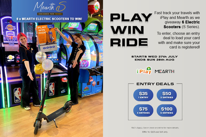 IPLAY AND MEARTH COLLABORATE TO GIVE HAPPINESS TO KIDS IN PLAY WIN RIDE PROMO!