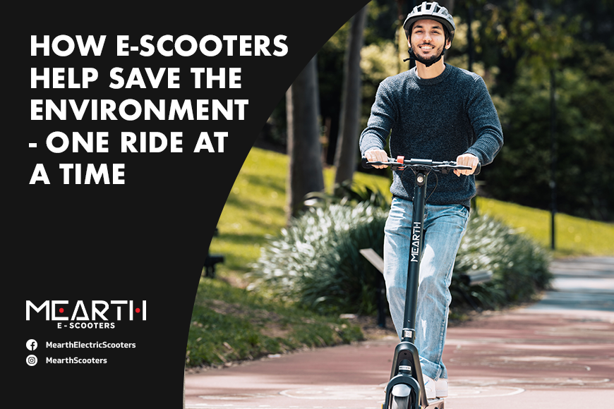 How E-Scooters Can Help Save the Environment,  One Ride at A Time