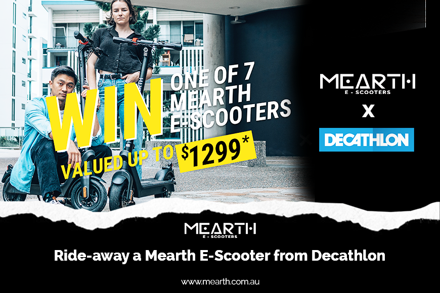 RIDE-AWAY A MEARTH E-SCOOTER FROM DECATHLON