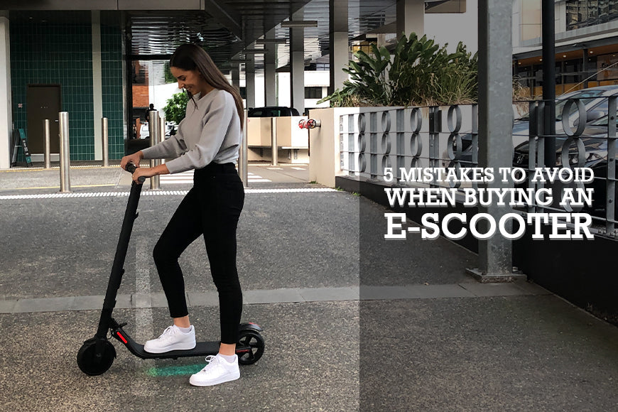 MISTAKES TO AVOID WHEN BUYING AN E-SCOOTER
