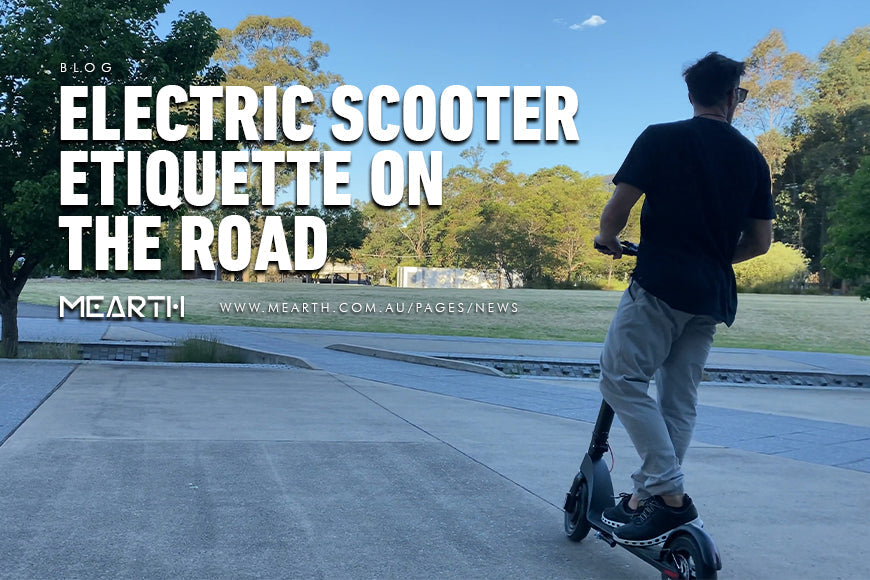 ELECTRIC SCOOTER ETIQUETTE ON THE ROAD