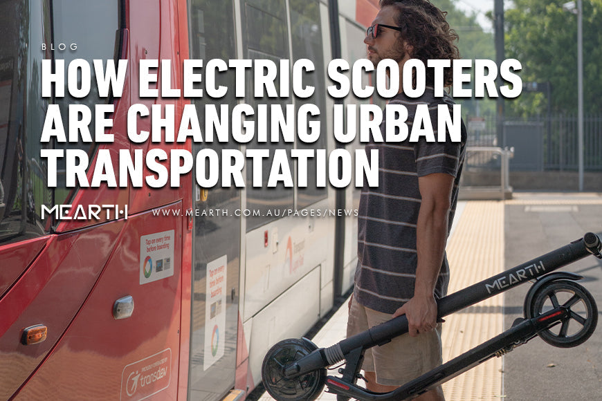 ELECTRIC SCOOTERS ARE CHANGING URBAN TRANSPORTATION