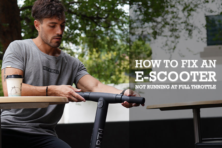 HOW TO FIX AN E-SCOOTER NOT RUNNING AT FULL THROTTLE