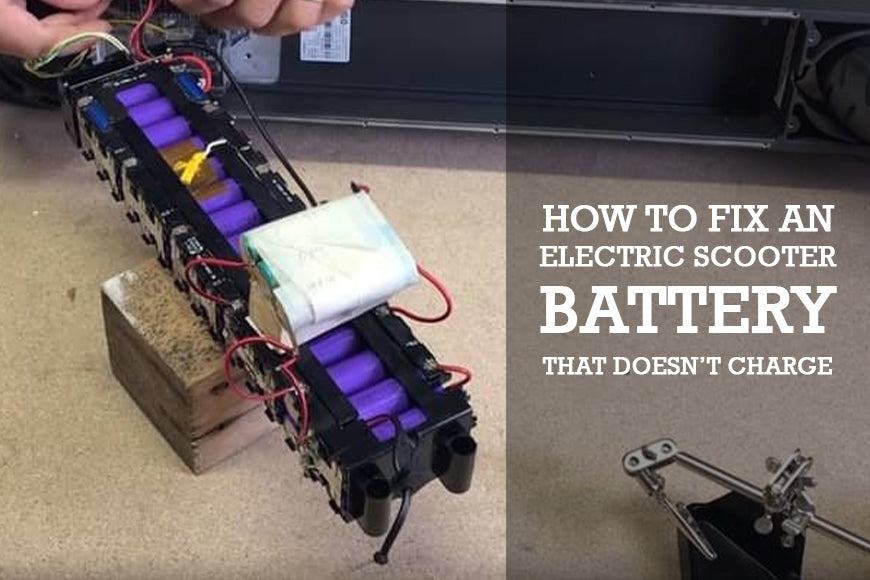 HOW TO FIX AN ELECTRIC SCOOTER BATTERY THAT DOESN’T CHARGE