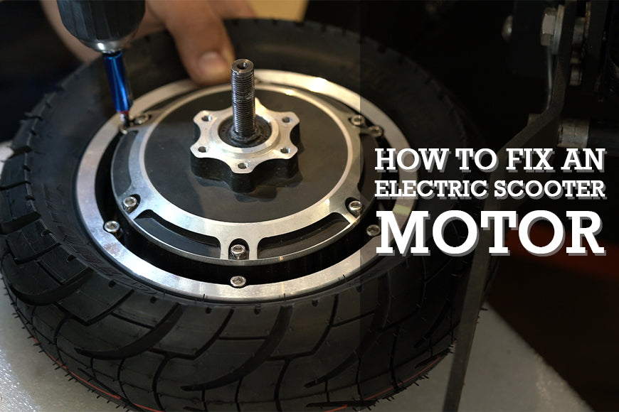 HOW TO FIX AN ELECTRIC SCOOTER MOTOR