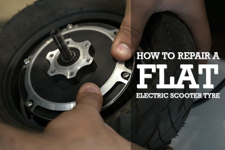 HOW TO REPAIR A FLAT ELECTRIC SCOOTER TYRE