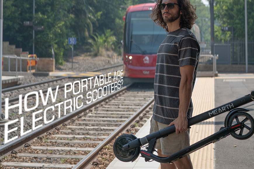 HOW PORTABLE ARE ELECTRIC SCOOTERS?