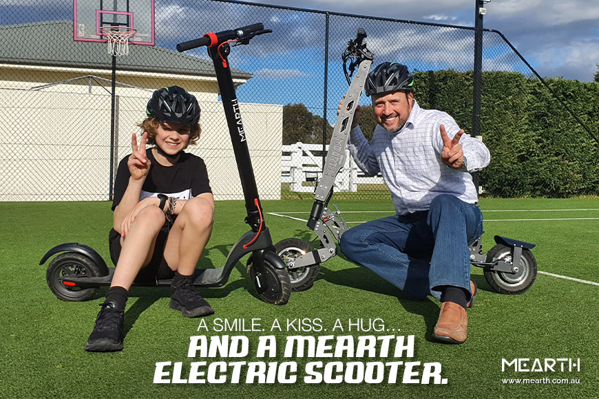 A SMILE. A KISS. A HUG…AND A MEARTH ELECTRIC SCOOTER