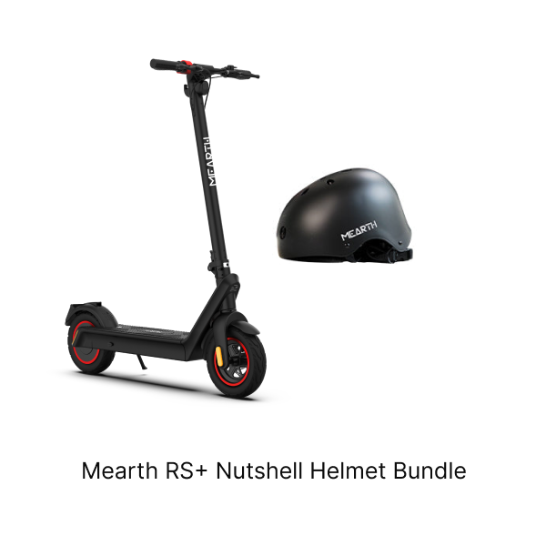 Mearth Rs E Scooter With Nutshell Helmet Bundle Mearth Electric Scooter